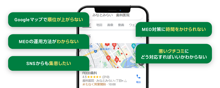 Googleマップに関するこんなお悩みありませんか？